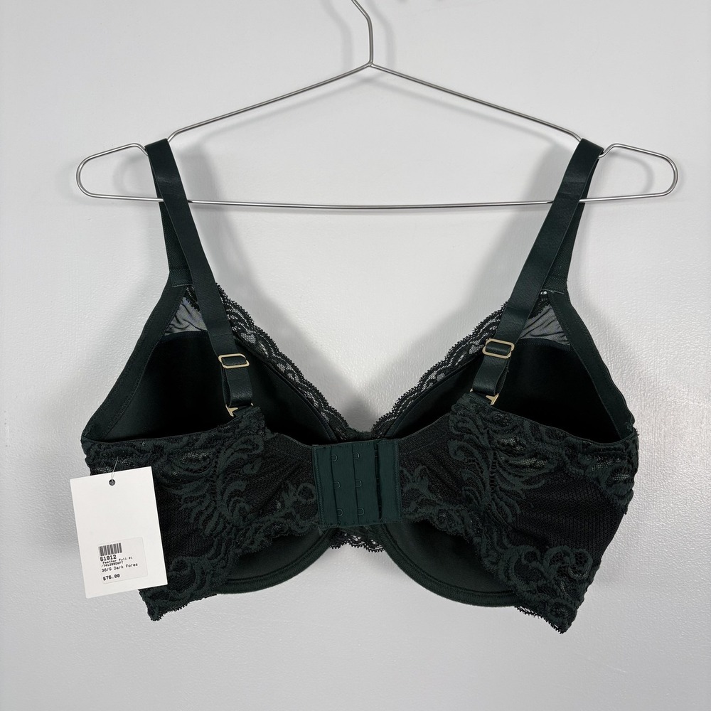 NWT Natori Bra Womens 36G Green T-Shirt Feather Full Fit Coverage Lace Underwire - Picture 4 of 14